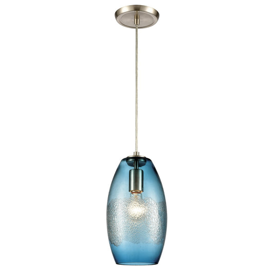 ELK Home - 30210/1 - One Light Mini Pendant - Ebbtide - Satin Nickel