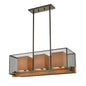 ELK Home - 33346/3 - Three Light Island Pendant - Crossbeam - Oil Rubbed Bronze