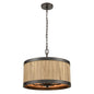 ELK Home - 33364/6 - Six Light Chandelier - Wooden Barrel - Oil Rubbed Bronze