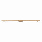 ELK Home - 3L-SB - Three Hole Linear Bar for Pendants - Pendant Options - Satin Brass