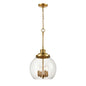 ELK Home - 46834/4 - Four Light Pendant - Chandra - Burnished Brass