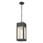 ELK Home - 57303/1 - One Light Outdoor Pendant - Angus - Charcoal