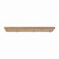 ELK Home - 6RC-SB - Six Hole Linear Pan for Pendants - Pendant Options - Satin Brass