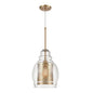 ELK Home - 81424/1 - One Light Pendant - Herndon - Antique Gold