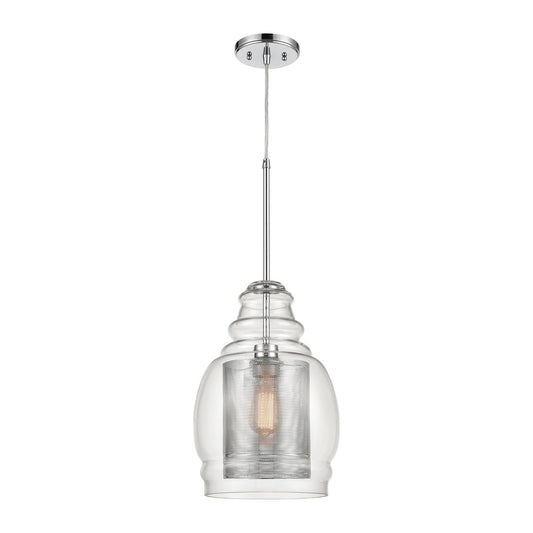 ELK Home - 81425/1 - One Light Pendant - Herndon - Polished Chrome