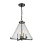 ELK Home - D4437 - Four Light Pendant - The Holding - Matte Black