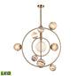 ELK Home - D4616 - LED Chandelier - Orbital - Aged Brass