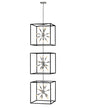 Hinkley - 46318BLK-PN - LED Chandelier - Aros - Black