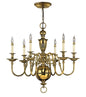 Hinkley - 4416BB - LED Foyer Pendant - Cambridge - Burnished Brass