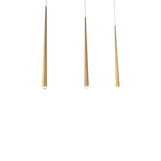 Modern Forms - PD-41703L-AB - LED Pendant - Cascade - Aged Brass
