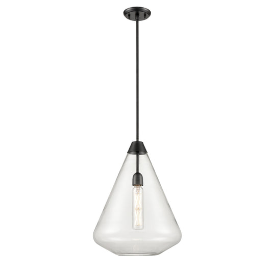 DVI Lighting - DVP25805GR-CL - One Light Pendant - St. Julian - Graphite With Clear Glass