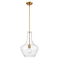 DVI Lighting - DVP25810BR-CL - One Light Pendant - St. Julian - Brass With Clear Glass