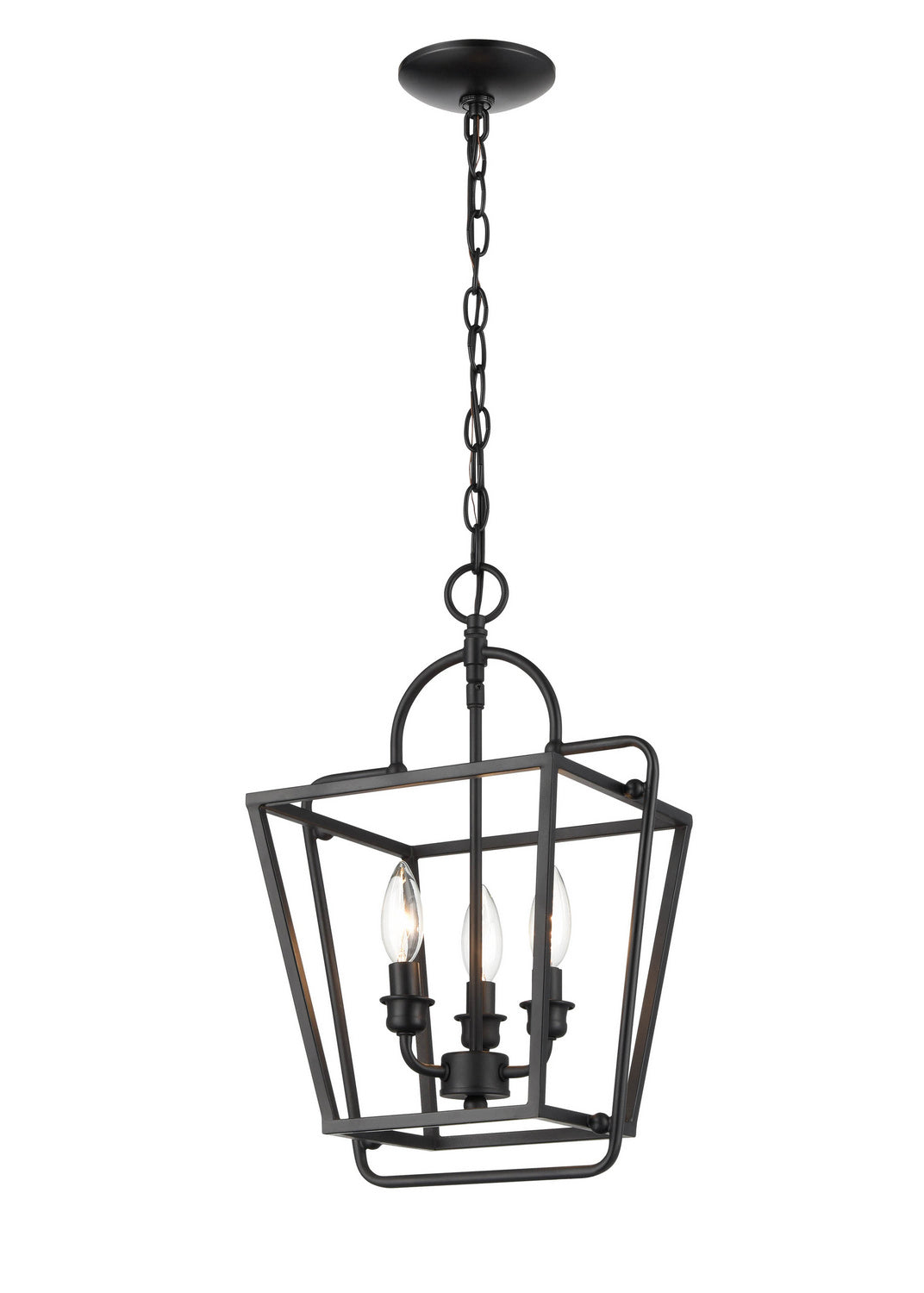 Millennium - 3236-MB - Three Light Pendant - Matte Black