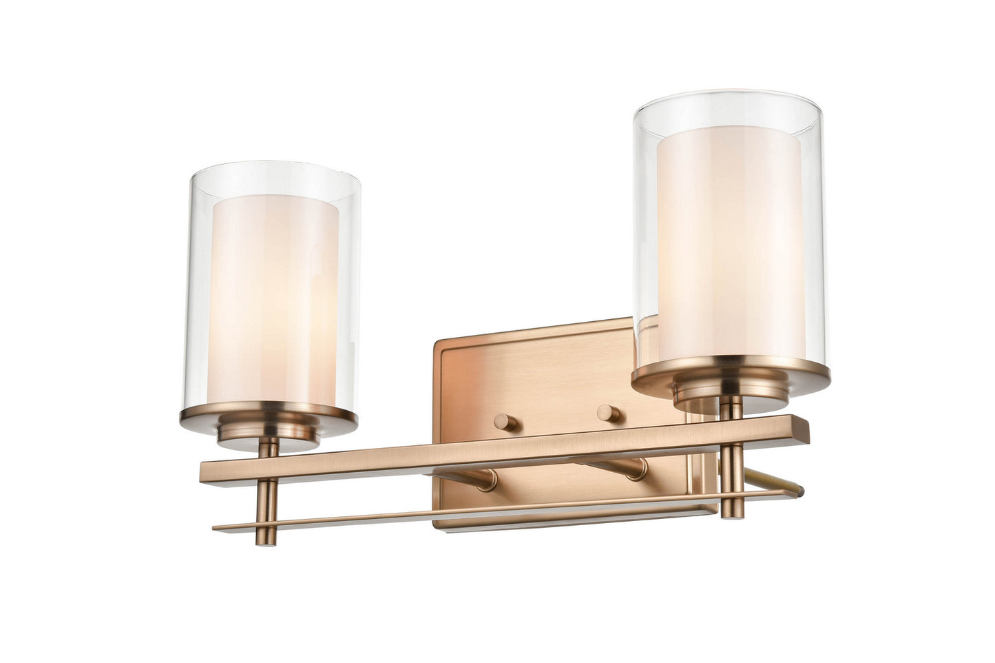 Millennium - 5502-MG - Two Light Wall Sconce - Huderson - Modern Gold