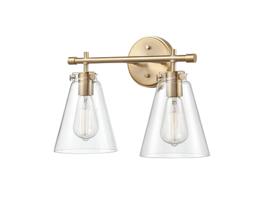 Millennium - 8122-MG - Two Light Vanity - Aliza - Modern Gold