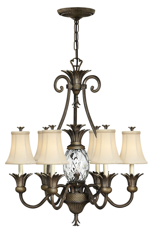 Hinkley - 4886PZ - LED Foyer Pendant - Plantation - Pearl Bronze