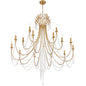 Crystorama - ARC-1919-GA-CL-MWP - 15 Light Chandelier - Arcadia - Antique Gold