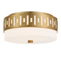 Crystorama - KEA-B8200-VG - Two Light Flush Mount - Keaton - Vibrant Gold