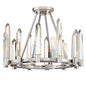 Crystorama - WAT-B2004-PN - Four Light Semi Flush Mount - Watson - Polished Nickel