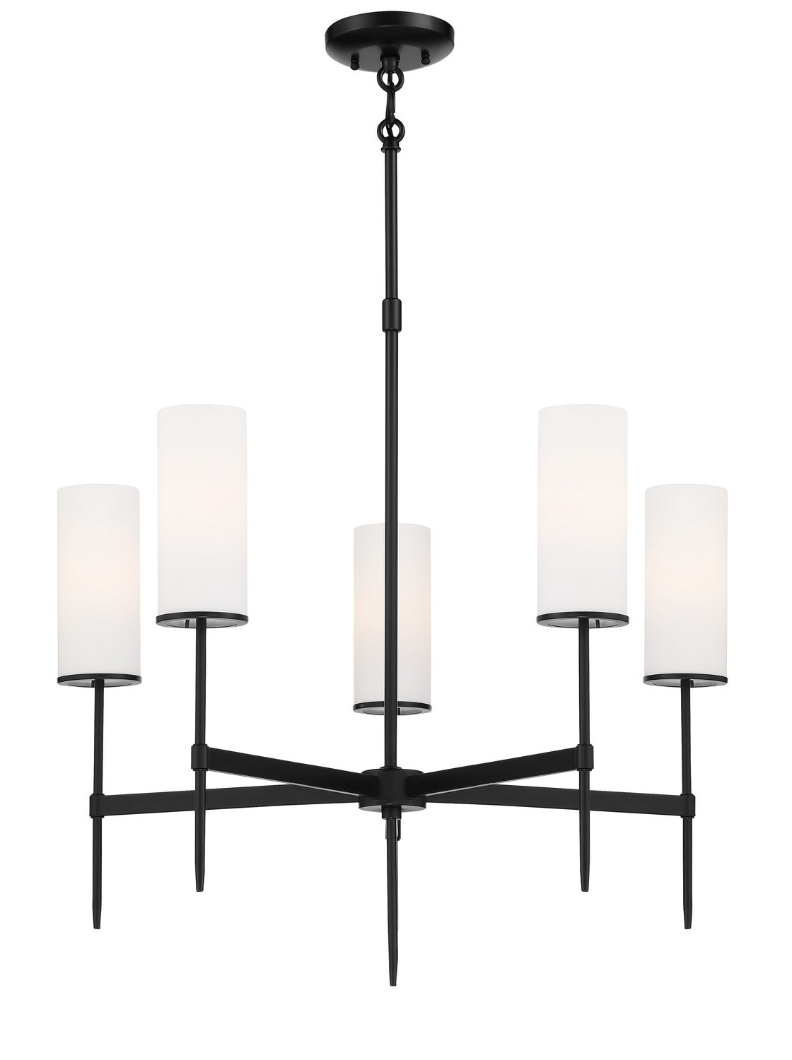 Minka-Lavery - 3845-66A - Five Light Chandelier - First Avenue - Coal