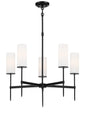 Minka-Lavery - 3845-66A - Five Light Chandelier - First Avenue - Coal