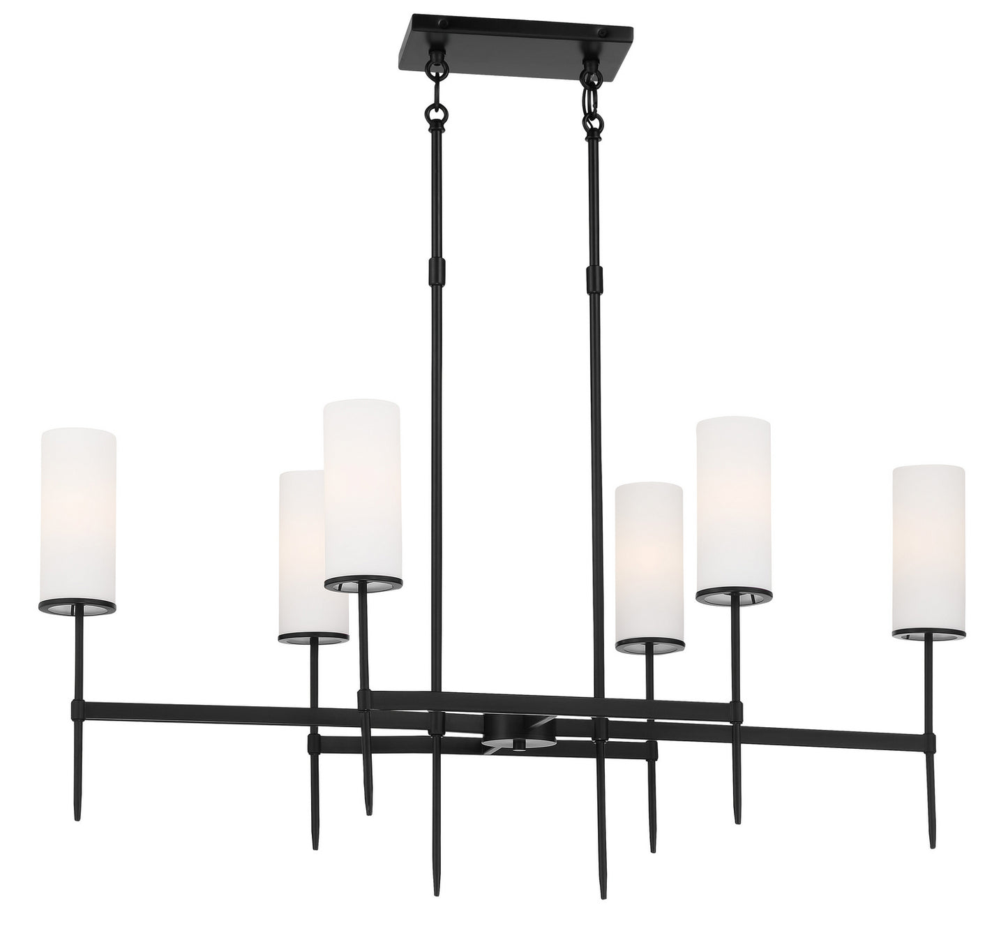 Minka-Lavery - 3846-66A - Six Light Island Pendant - First Avenue - Coal