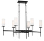 Minka-Lavery - 3846-66A - Six Light Island Pendant - First Avenue - Coal