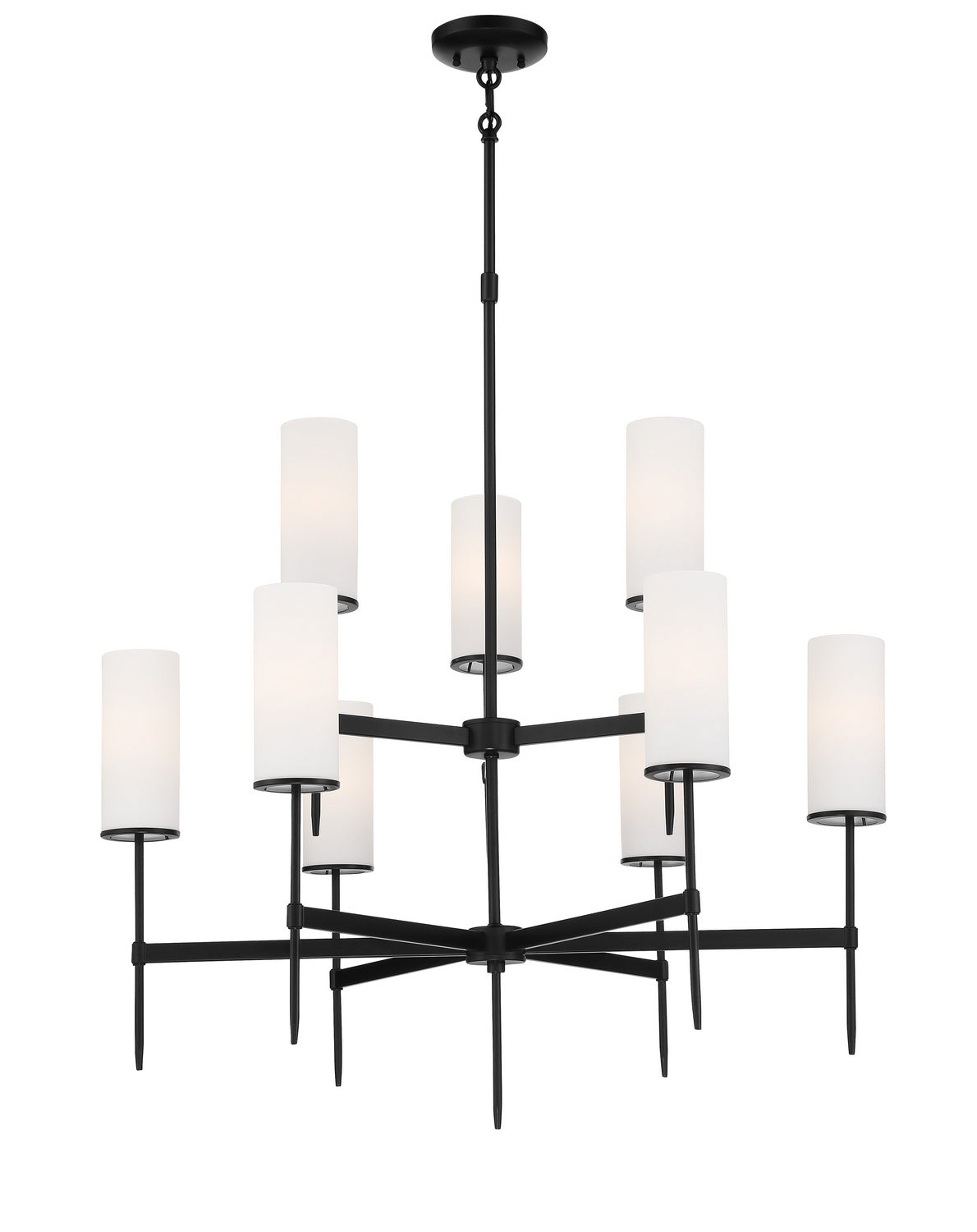 Minka-Lavery - 3849-66A - Nine Light Chandelier - First Avenue - Coal