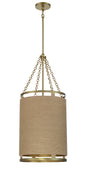 Minka-Lavery - 3864-695 - Four Light Pendant - Windward Passage - Soft Brass