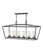 Hinkley - 2569MB-LV - LED Linear Chandelier - Alford Place - Museum Black