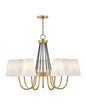 Hinkley - 37386HB - LED Chandelier - Aston - Heritage Brass