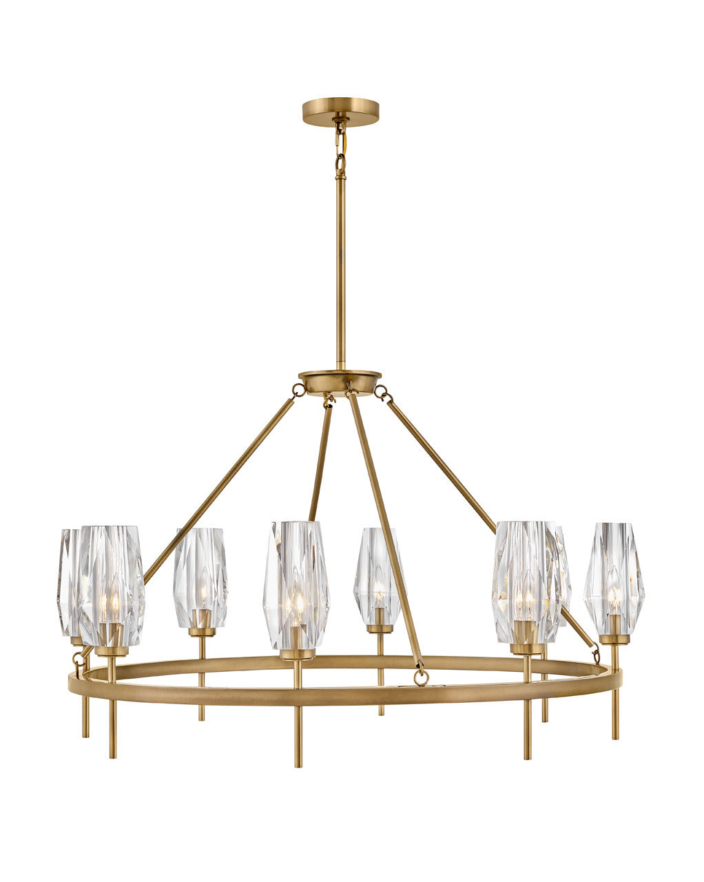 Hinkley - 38258HB - LED Chandelier - Ana - Heritage Brass