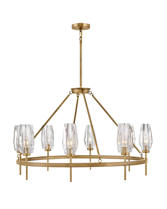 Hinkley - 38258HB - LED Chandelier - Ana - Heritage Brass