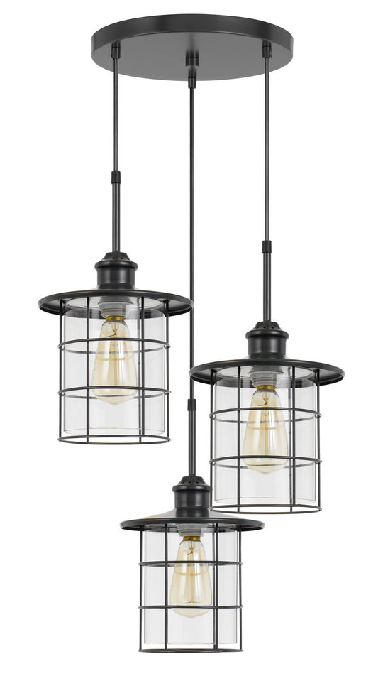 Cal Lighting - FX-2668-3P - Three Light Pendant - Silverton - Dark Bronze