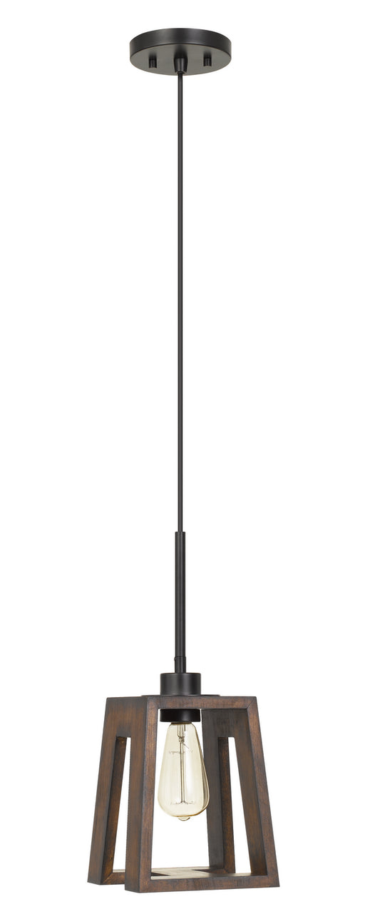 Cal Lighting - FX-3739-1 - One Light Pendant - Biel - Wood