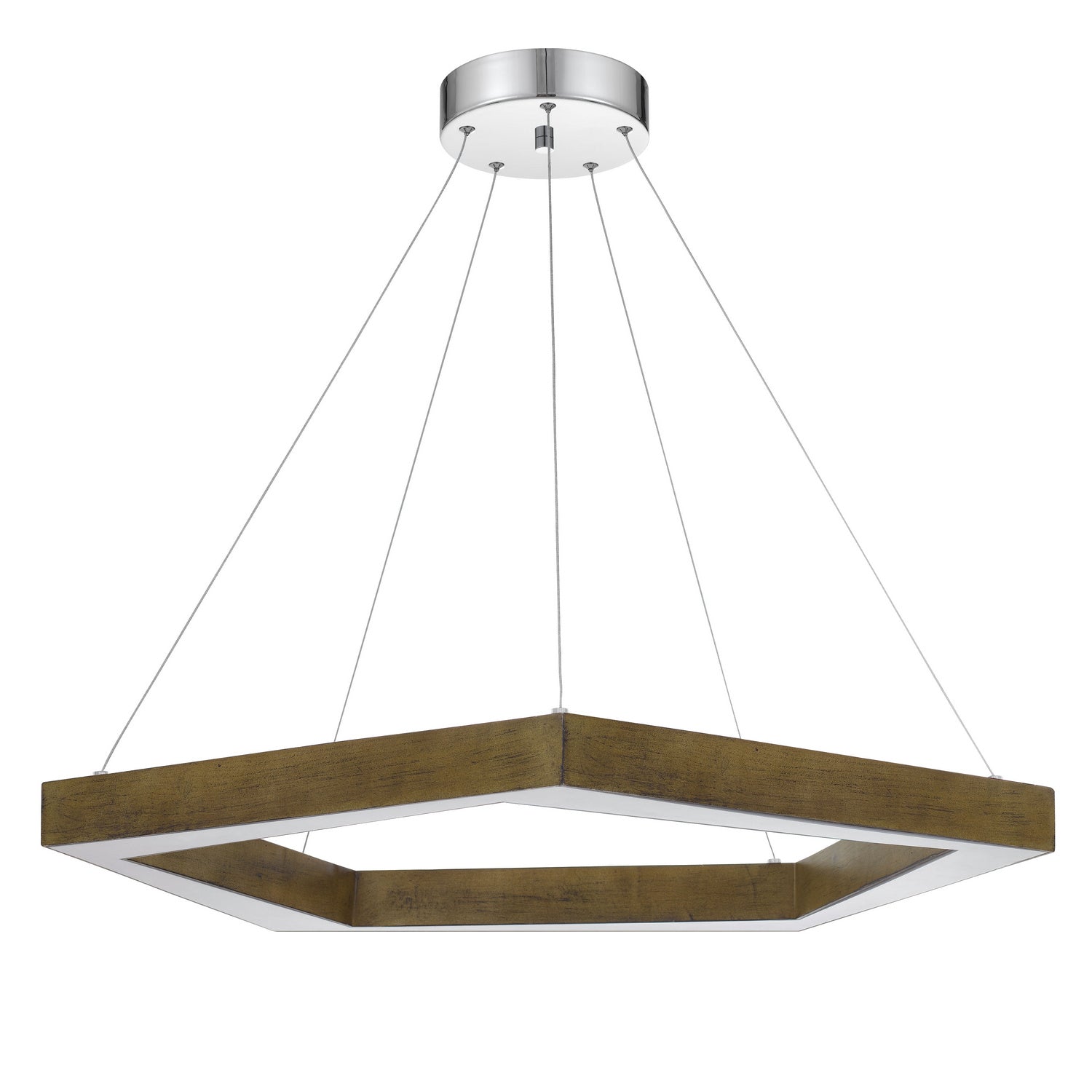 Cal Lighting - FX-3745-38 - LED Pendant - Metz - Light Oak