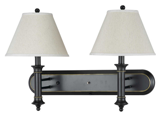 Cal Lighting - LA-60007W2L-1R - Two Light Wall Lamp - HOTEL - Dark Bronze