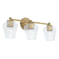 Capital Lighting - 141431AD-507 - Three Light Vanity - Beau - Aged Brass