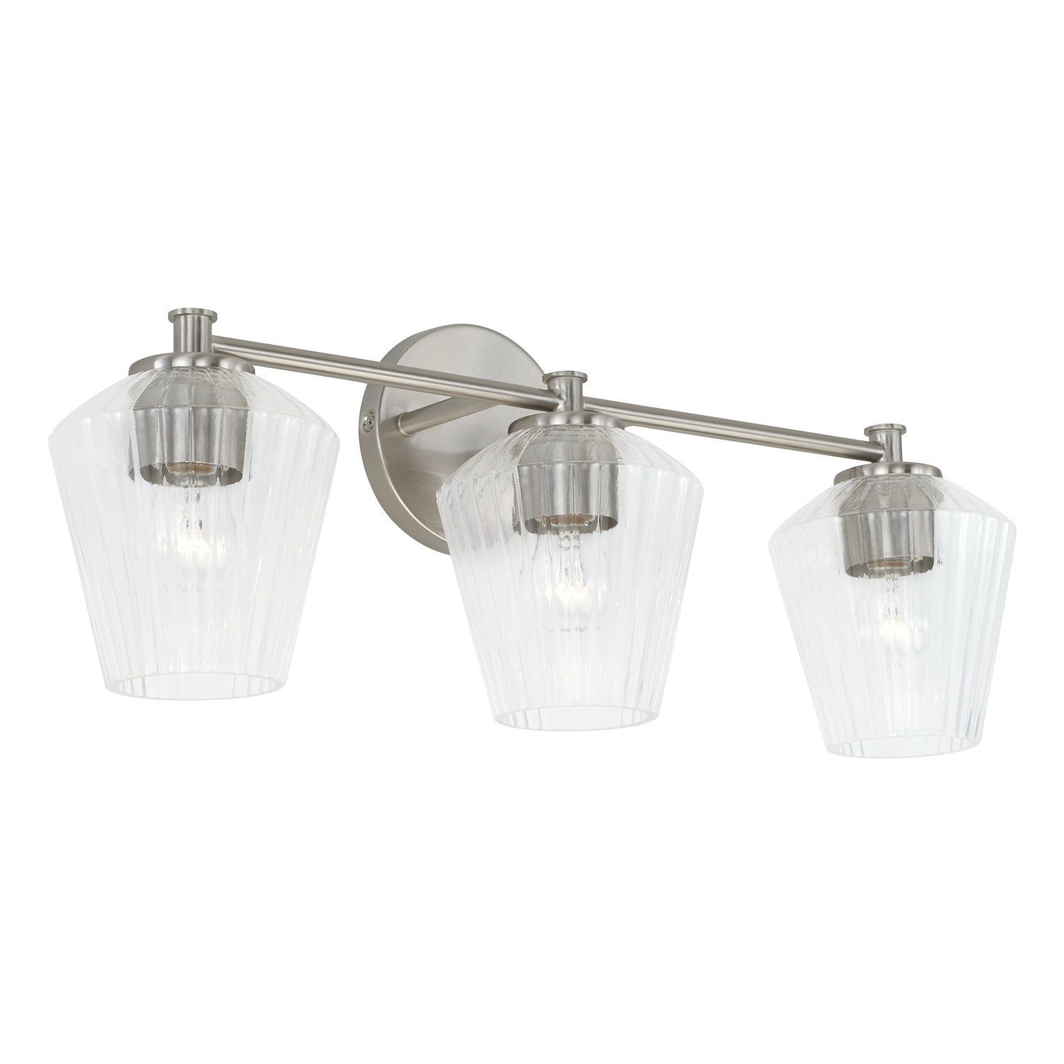 Capital Lighting - 141431BN-507 - Three Light Vanity - Beau - Brushed Nickel