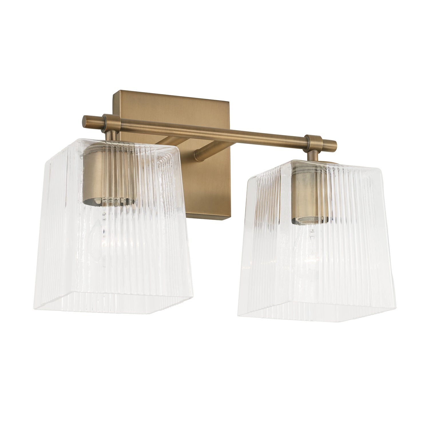 Capital Lighting - 141721AD-508 - Two Light Vanity - Lexi - Aged Brass