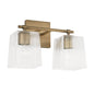 Capital Lighting - 141721AD-508 - Two Light Vanity - Lexi - Aged Brass