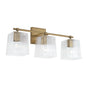 Capital Lighting - 141731AD-508 - Three Light Vanity - Lexi - Aged Brass