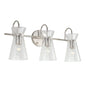 Capital Lighting - 142431PN - Three Light Vanity - Mila - Polished Nickel
