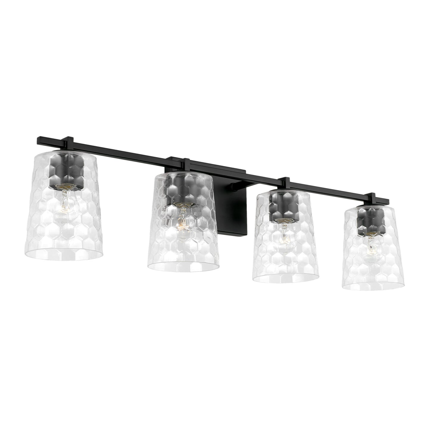 Capital Lighting - 143541MB-517 - Four Light Vanity - Burke - Matte Black