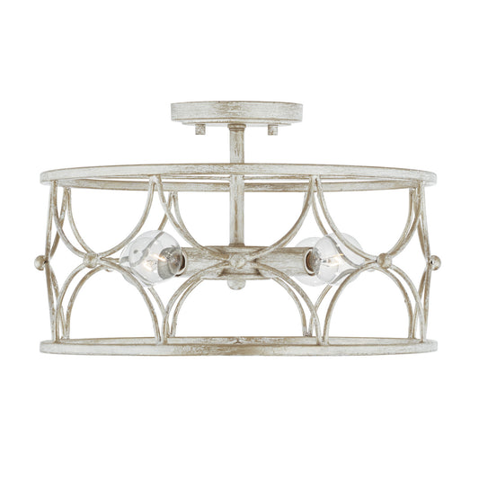 Capital Lighting - 243341WW - Four Light Semi-Flush Mount - Ricci - Winter White