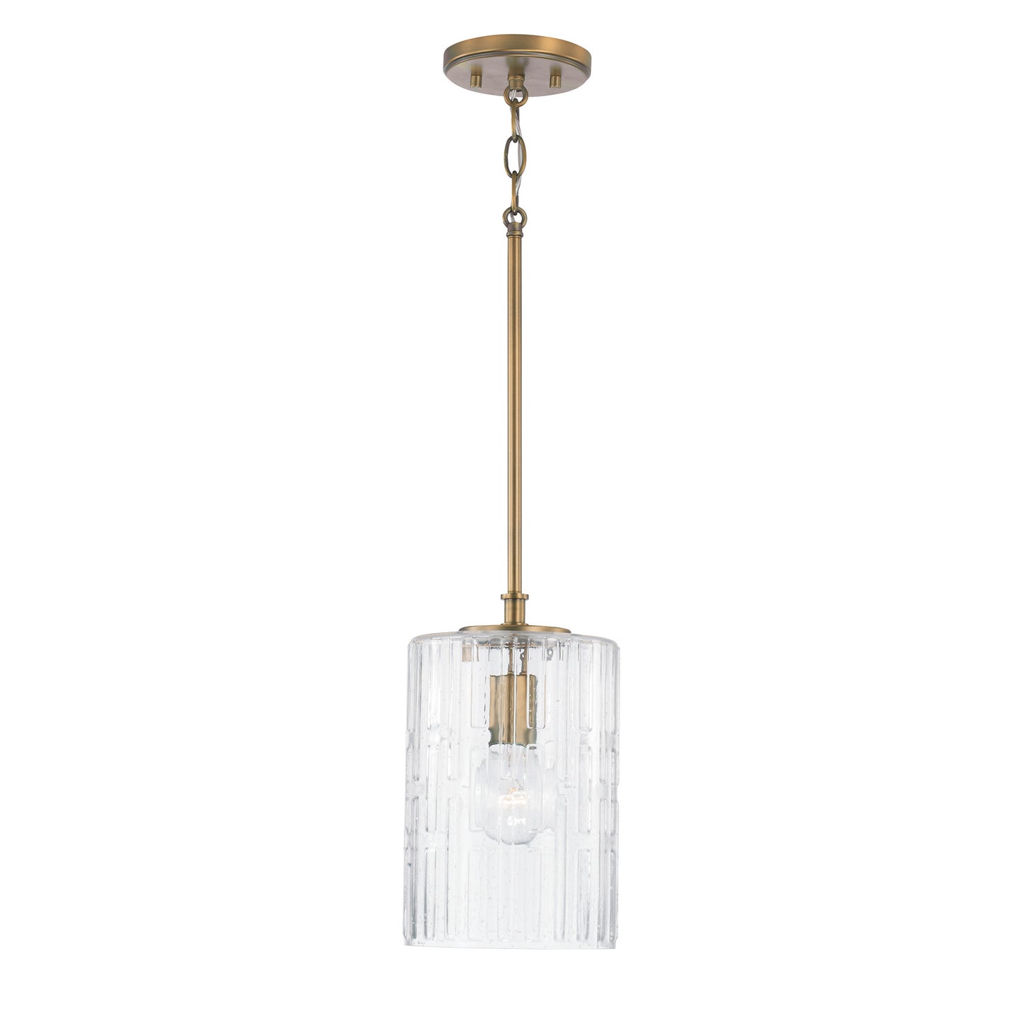 Capital Lighting - 341311AD - One Light Pendant - Emerson - Aged Brass