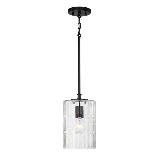 Capital Lighting - 341311MB - One Light Pendant - Emerson - Matte Black