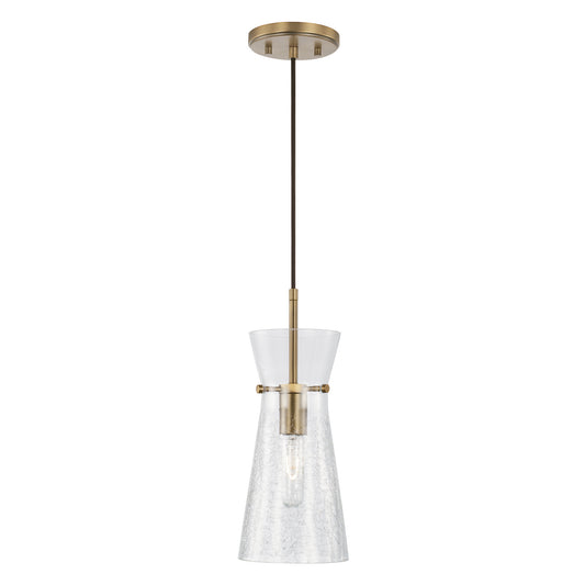 Capital Lighting - 342411AD - One Light Pendant - Mila - Aged Brass