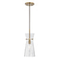 Capital Lighting - 342411AD - One Light Pendant - Mila - Aged Brass