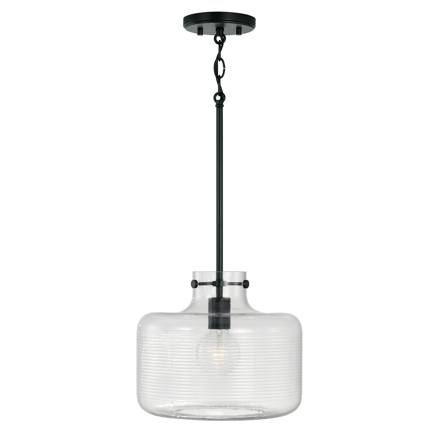 Capital Lighting - 342511MB - One Light Pendant - Brighton - Matte Black